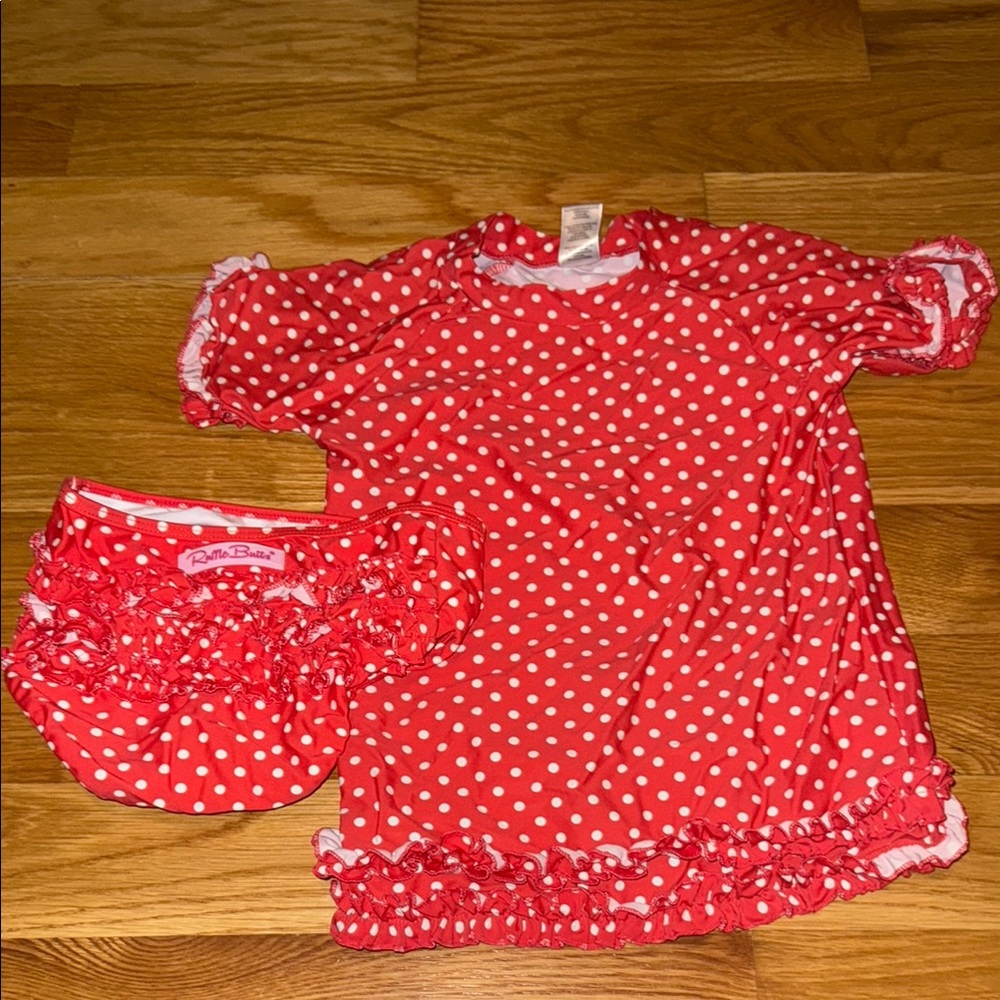 Red Polka Dot swimsuit